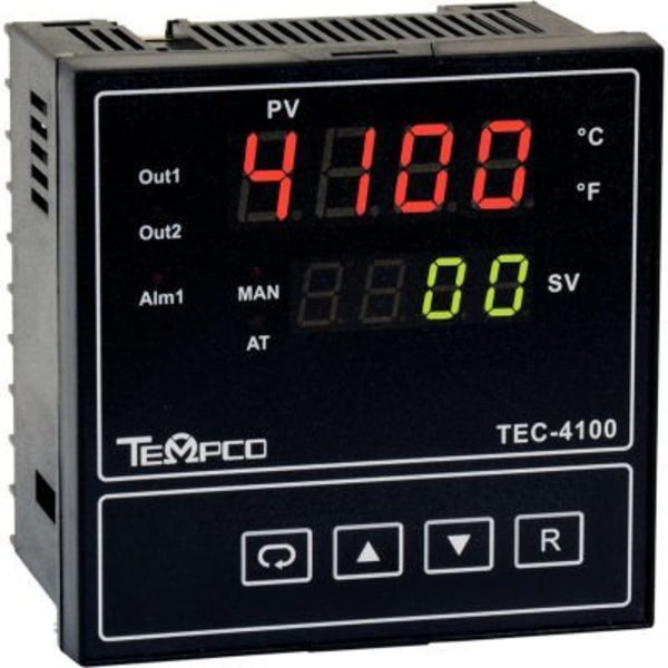 Tempco Temperature Control - Prog, 90-250V, Relay2A,  TEC56025